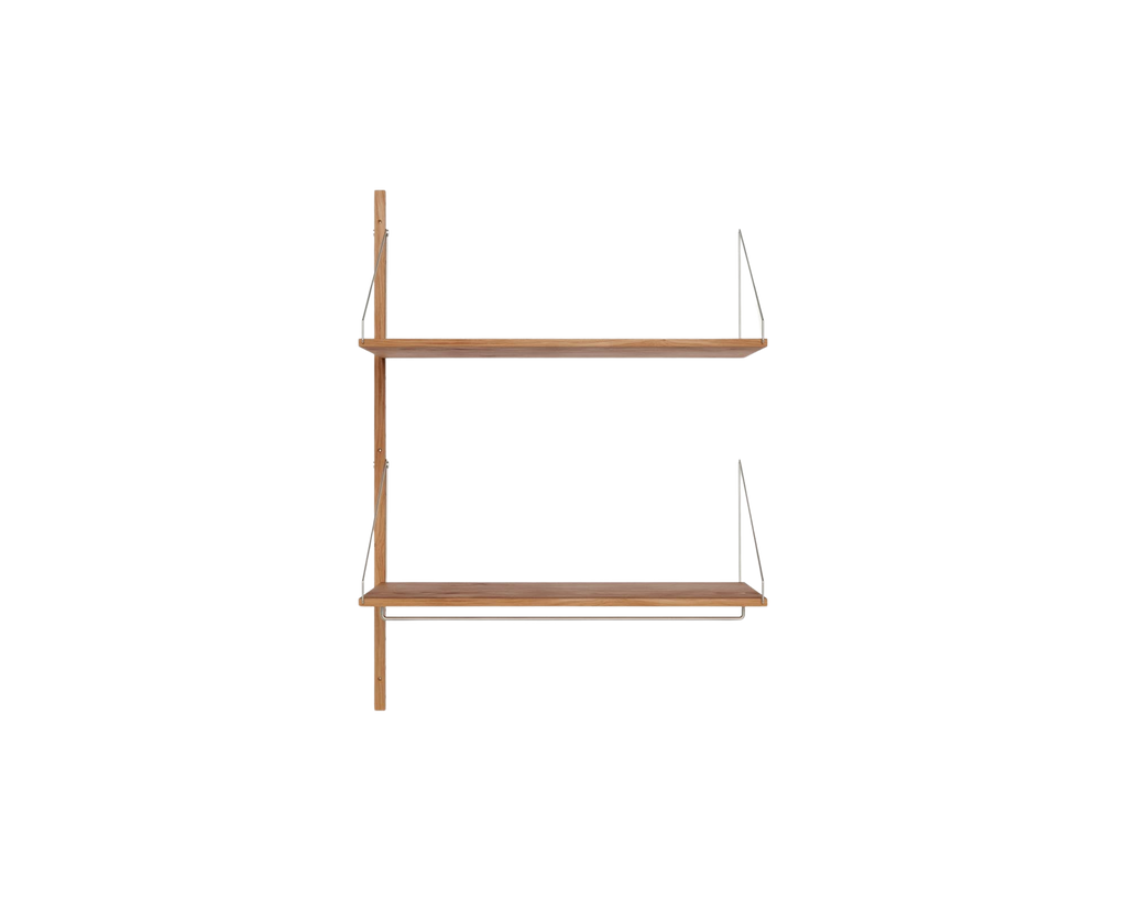 FRAMA - シェルフライブラリー アドオンハンガーセクション | ナチュラルオーク | H114.8 / W80