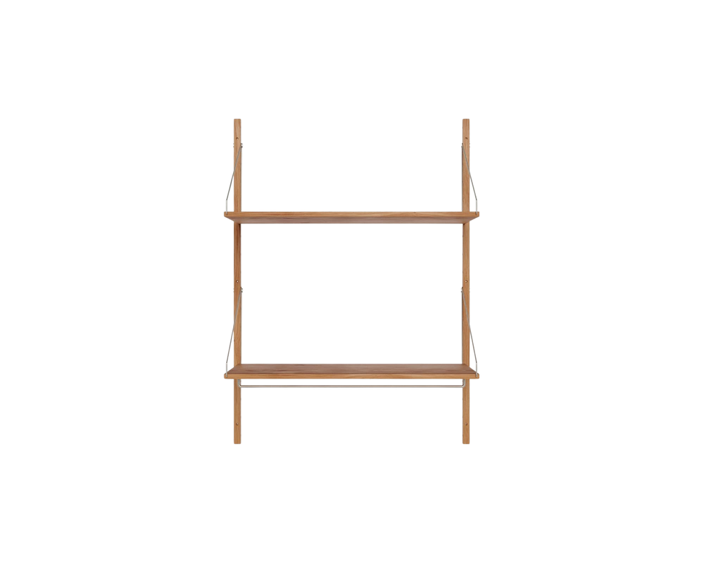 FRAMA - シェルフ ライブラリー ハンガー セクション | ナチュラルオーク | H114.8 / W80