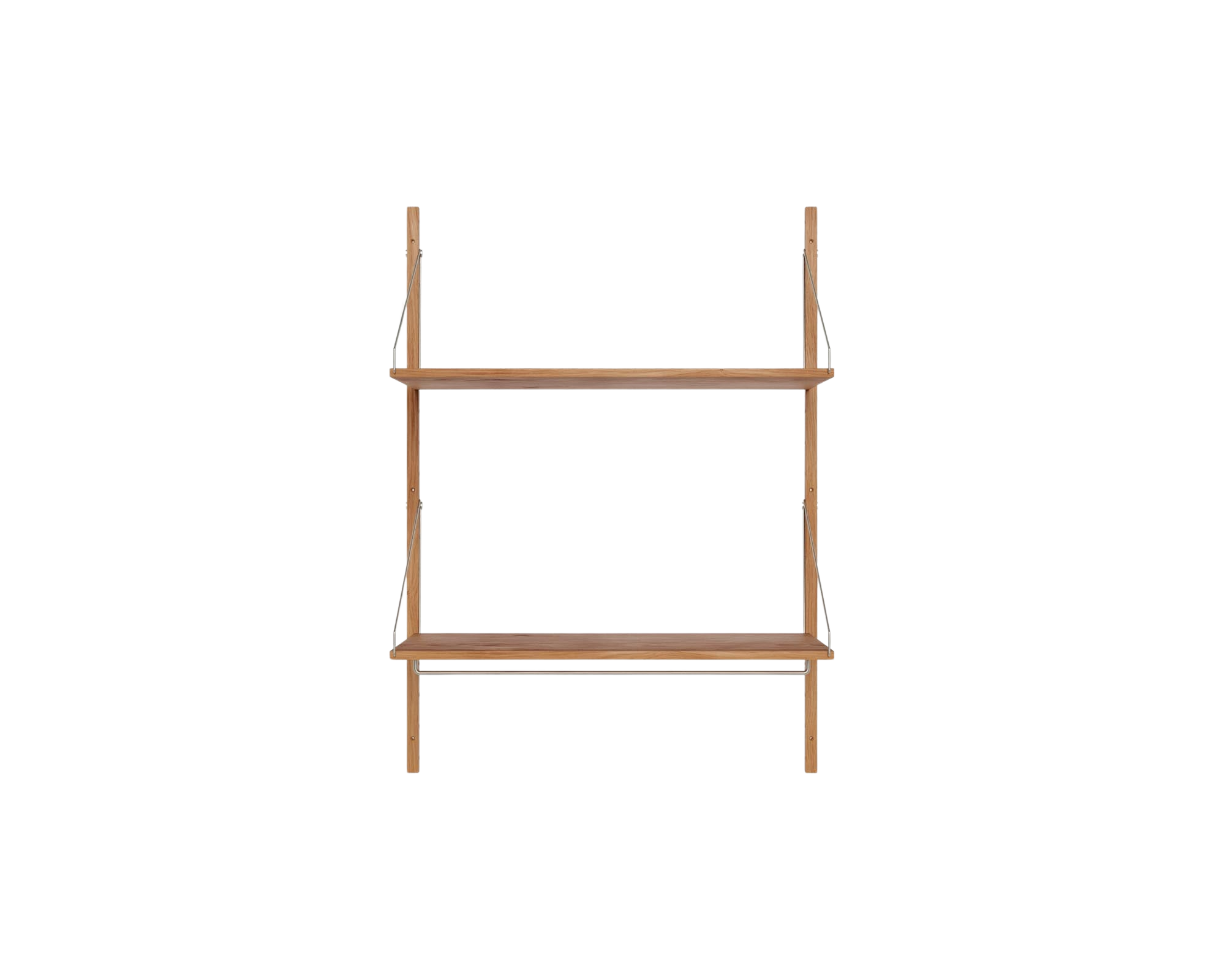FRAMA - シェルフ ライブラリー ハンガー セクション | ナチュラルオーク | H114.8 / W80