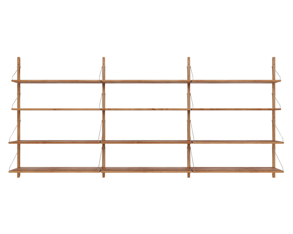 FRAMA - シェルフライブラリー トリプルセクション | ナチュラルオーク | H114.8 / W80