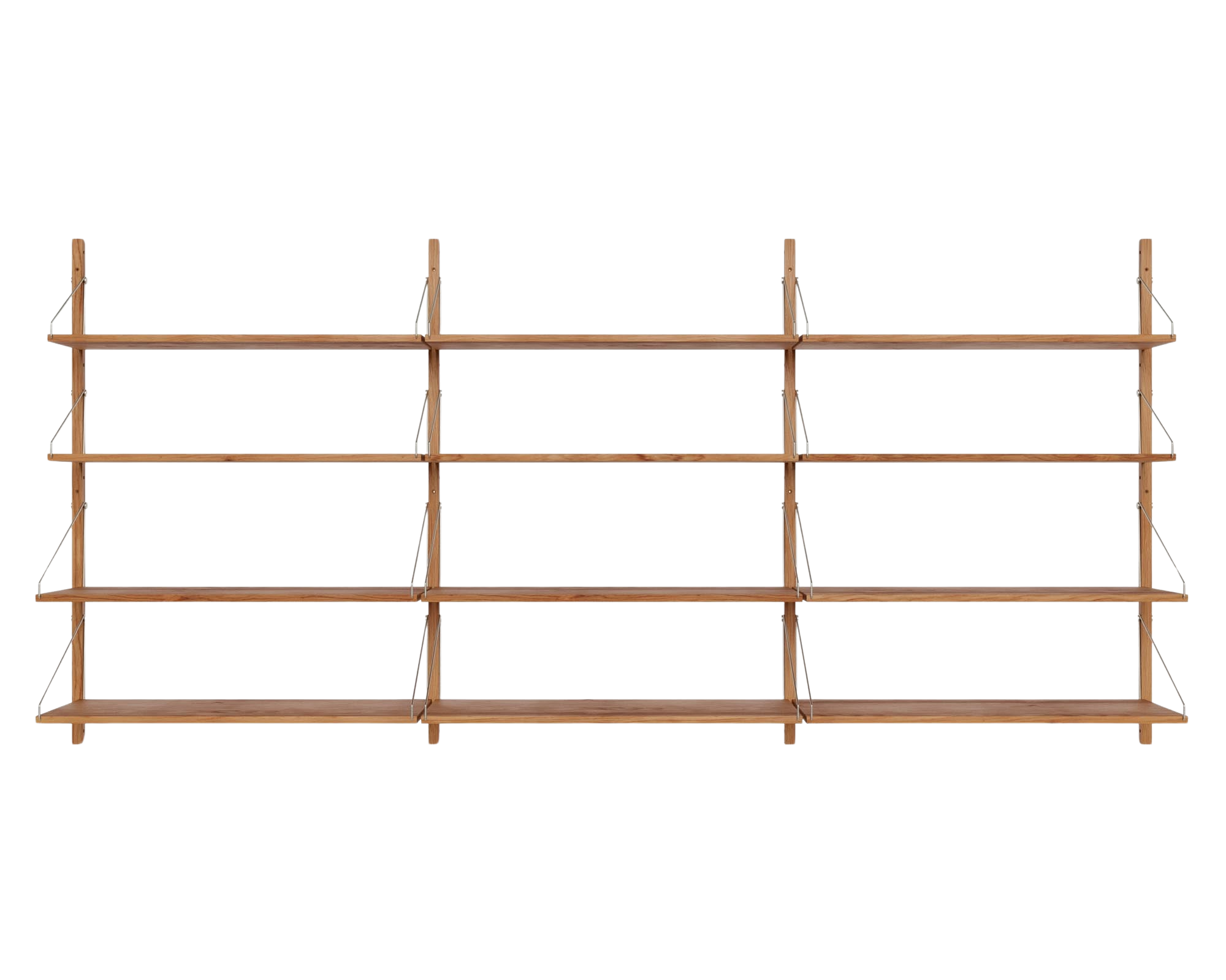 FRAMA - シェルフライブラリー トリプルセクション | ナチュラルオーク | H114.8 / W80
