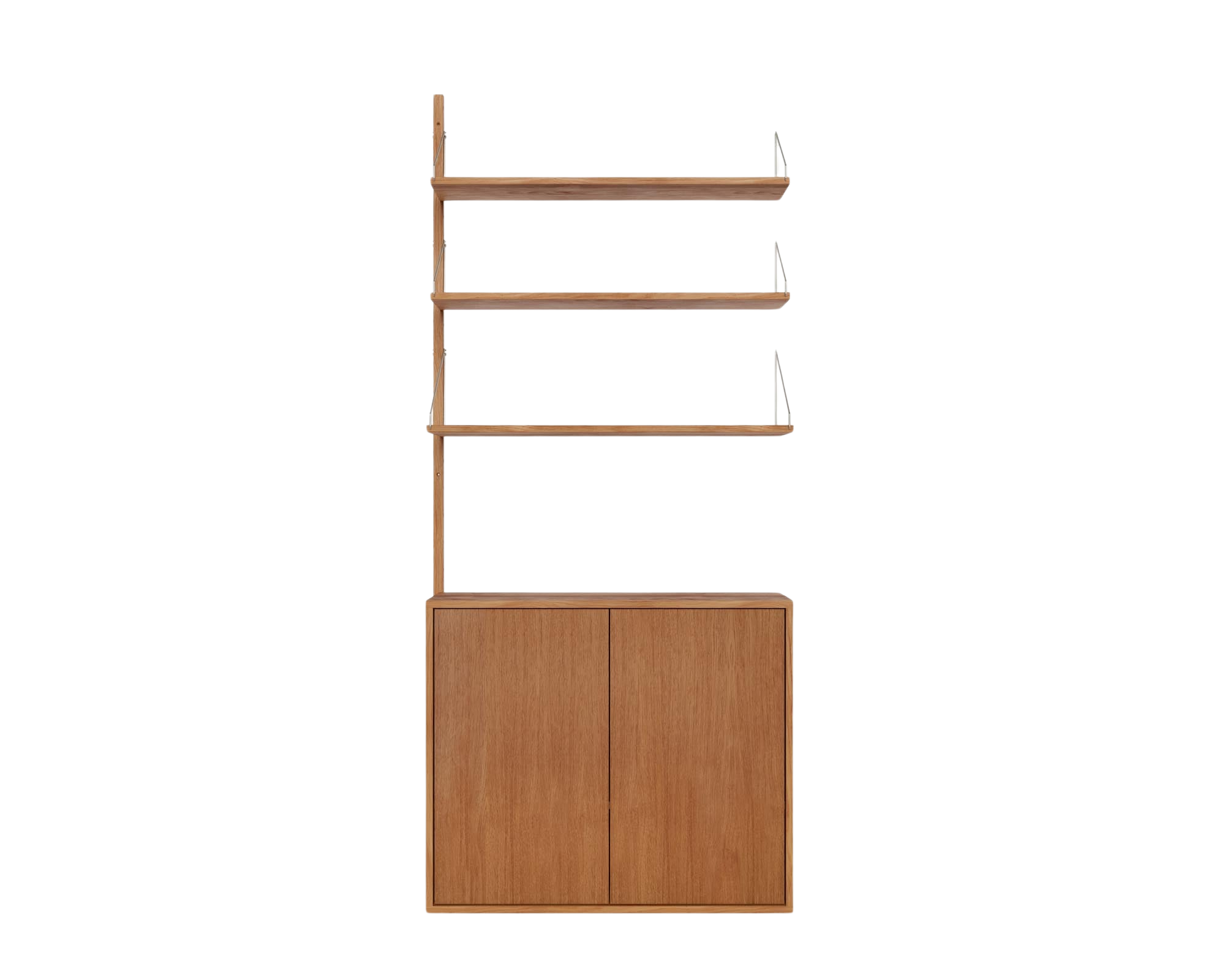 FRAMA - シェルフライブラリー ミディアムキャビネット アドオンセクション | ナチュラルオーク | H185.2 / W80