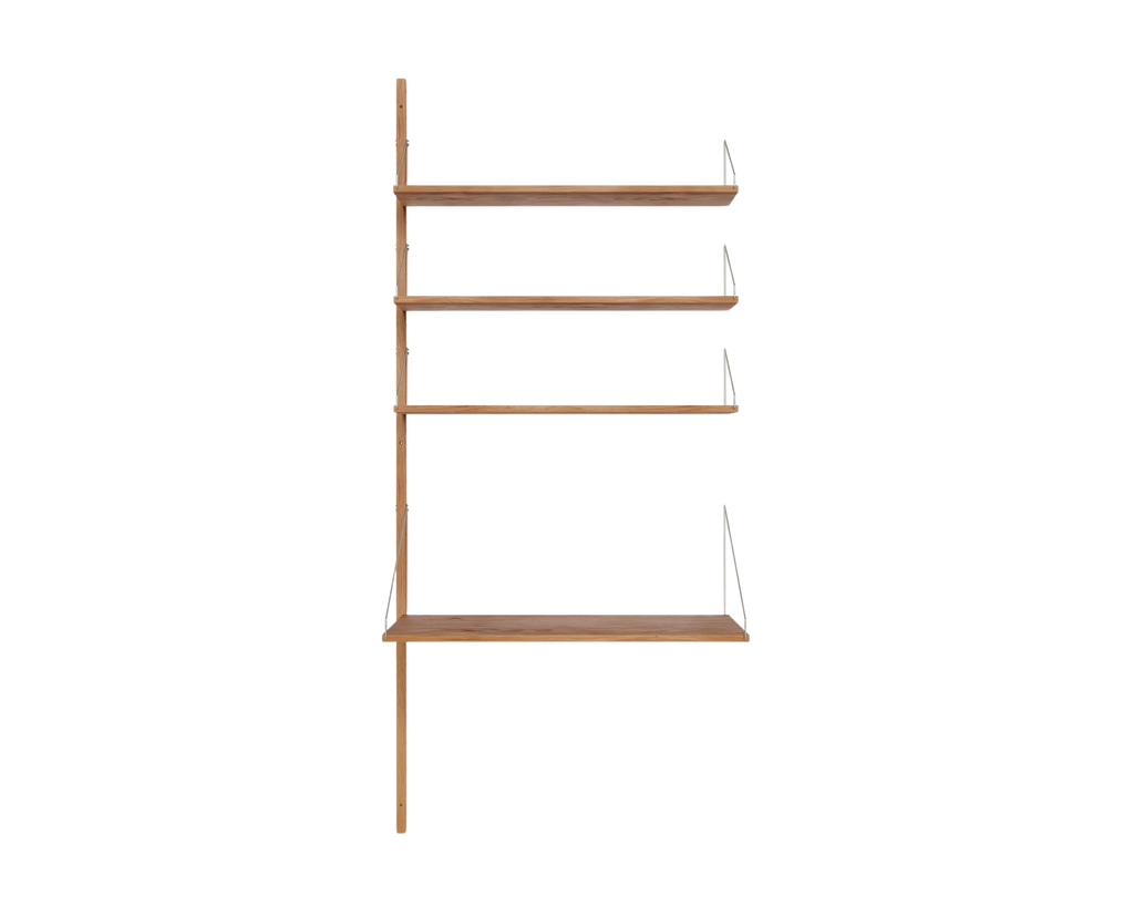 FRAMA - シェルフライブラリー アドオンデスクセクション | ナチュラルオーク | H185.2 / W80