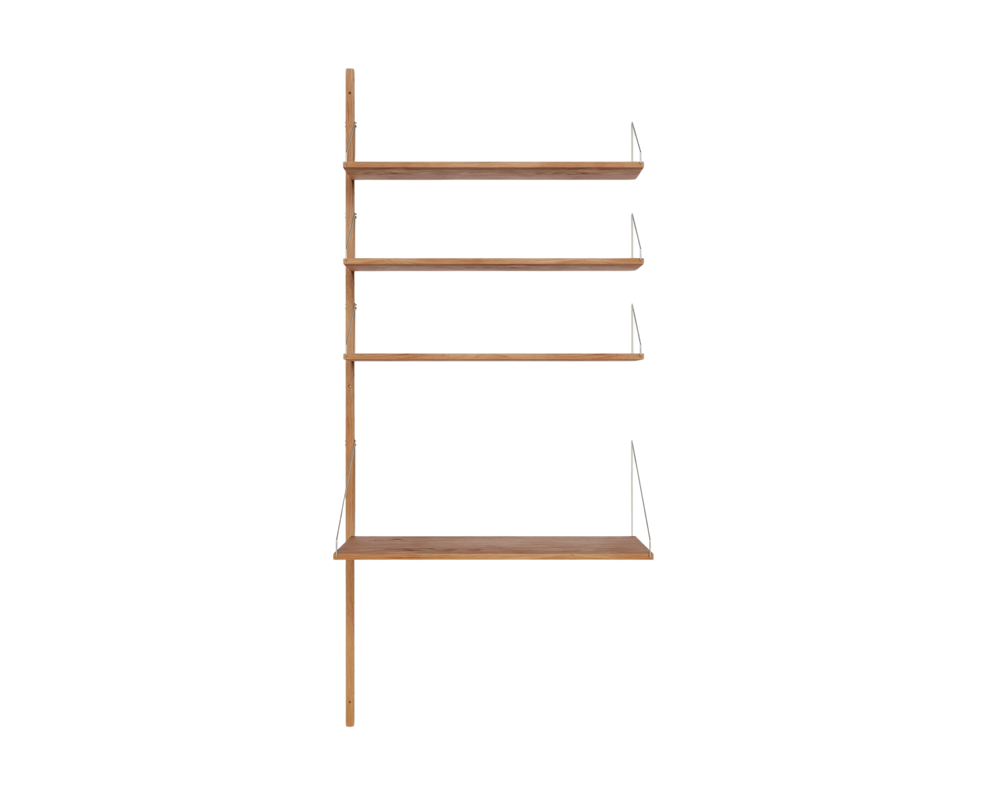 FRAMA - シェルフライブラリー アドオンデスクセクション | ナチュラルオーク | H185.2 / W80