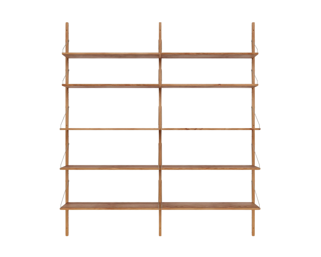 FRAMA - シェルフライブラリー ダブルセクション | ナチュラルオーク | H185.2 / W80