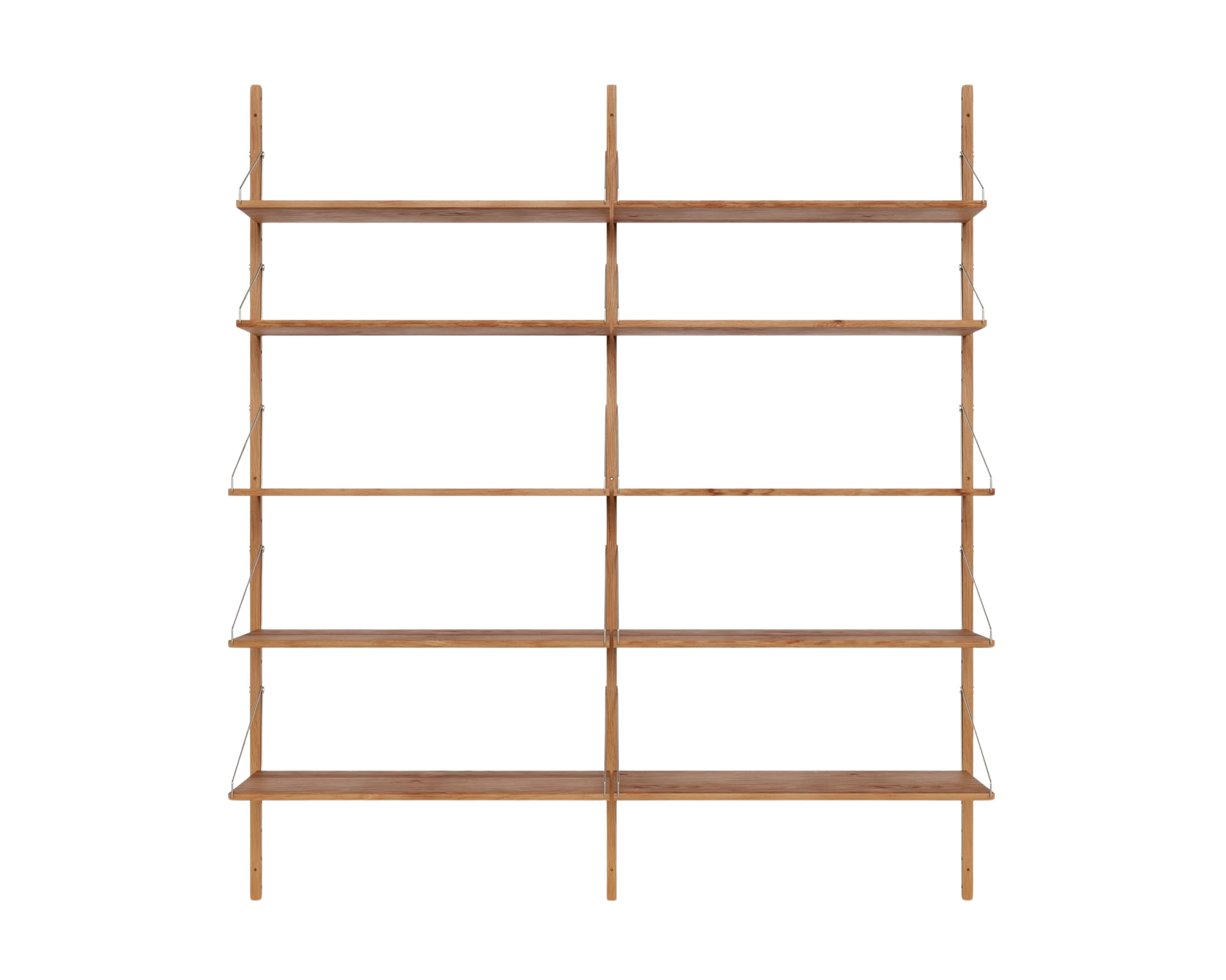 FRAMA - シェルフライブラリー ダブルセクション | ナチュラルオーク | H185.2 / W80
