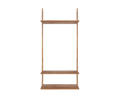 FRAMA - シェルフ ライブラリー ハンガー セクション | ナチュラルオーク | H185.2 / W80