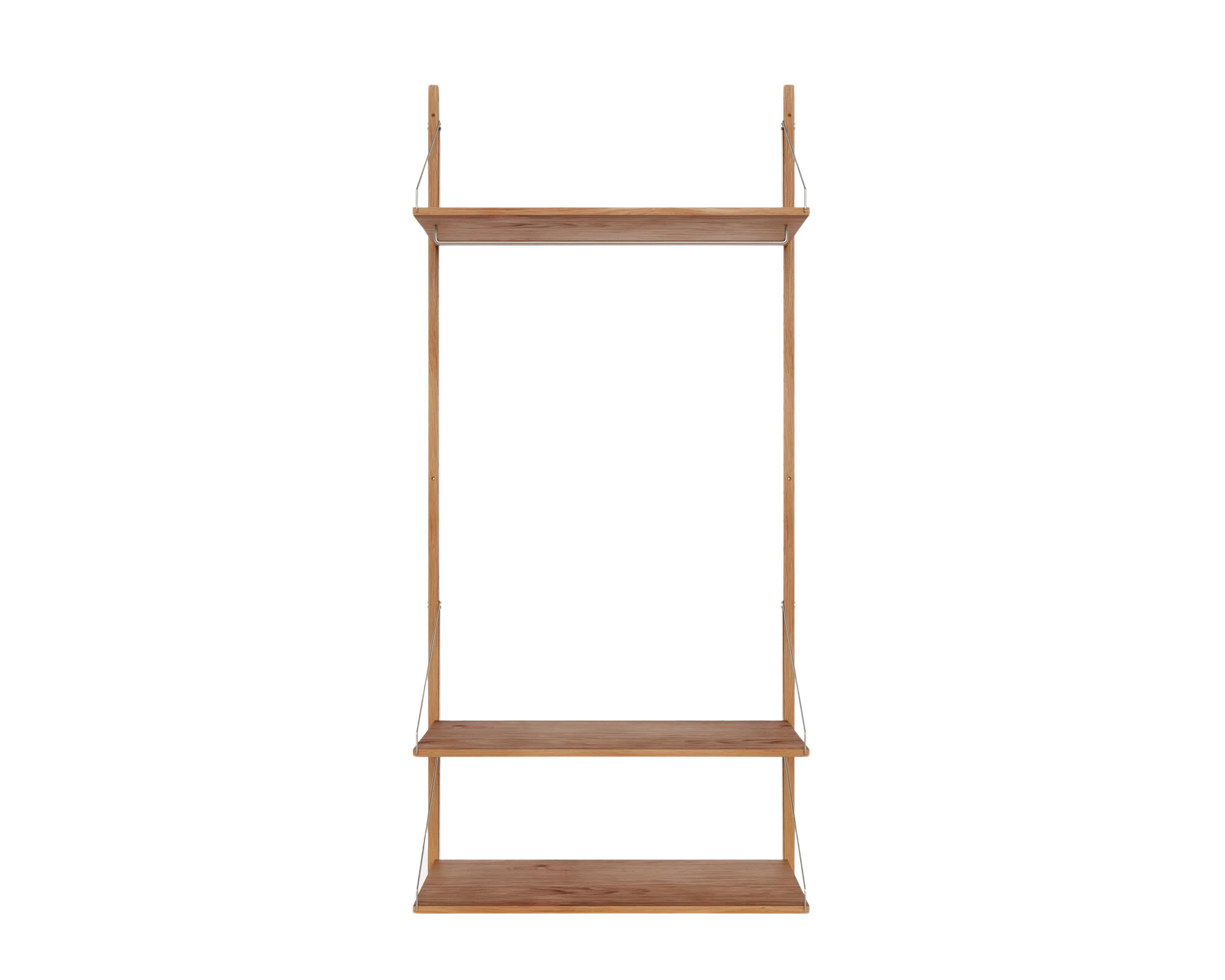 FRAMA - シェルフ ライブラリー ハンガー セクション | ナチュラルオーク | H185.2 / W80