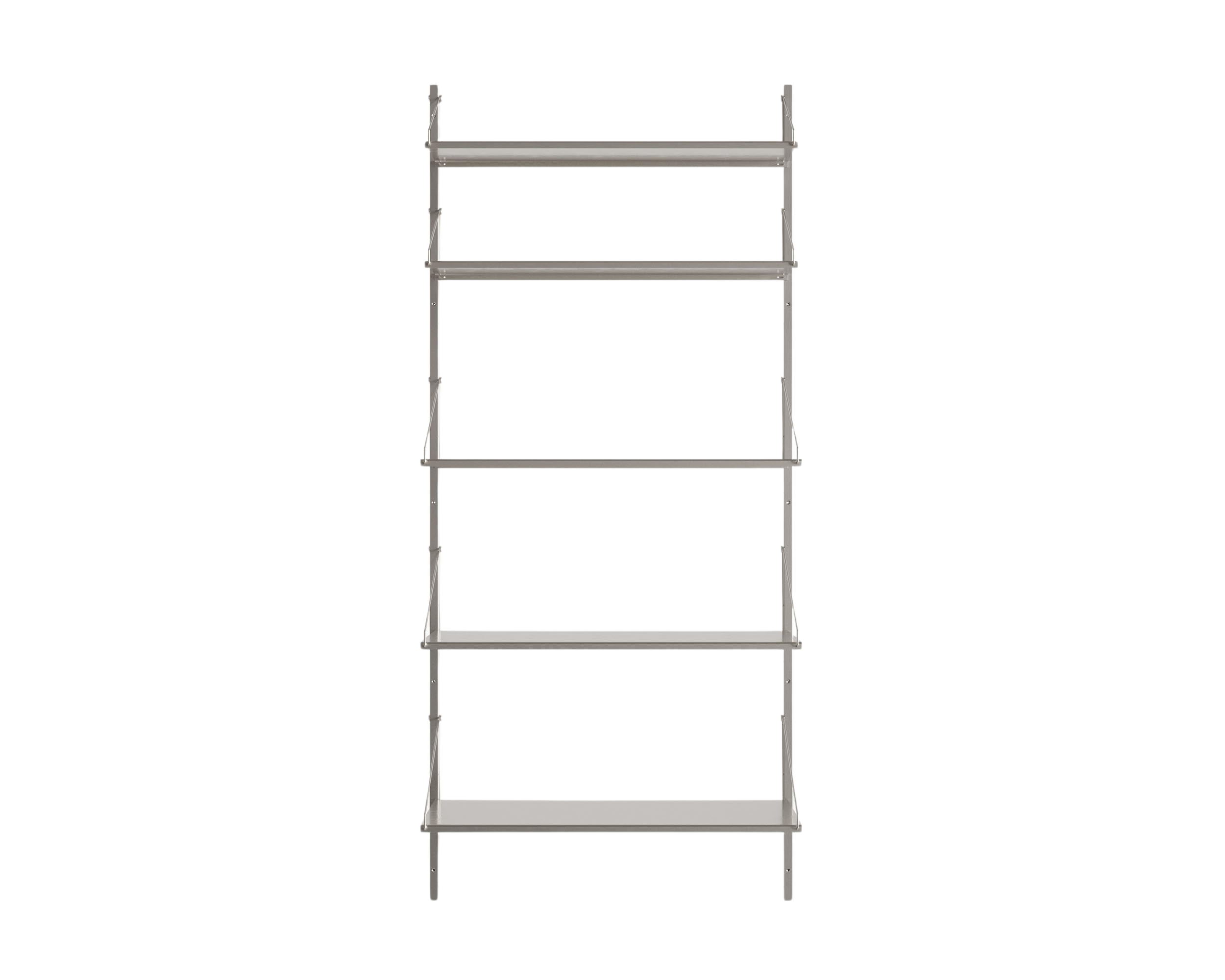 FRAMA - シェルフライブラリ シングルセクション | ステンレススチール | H185.2 / W80