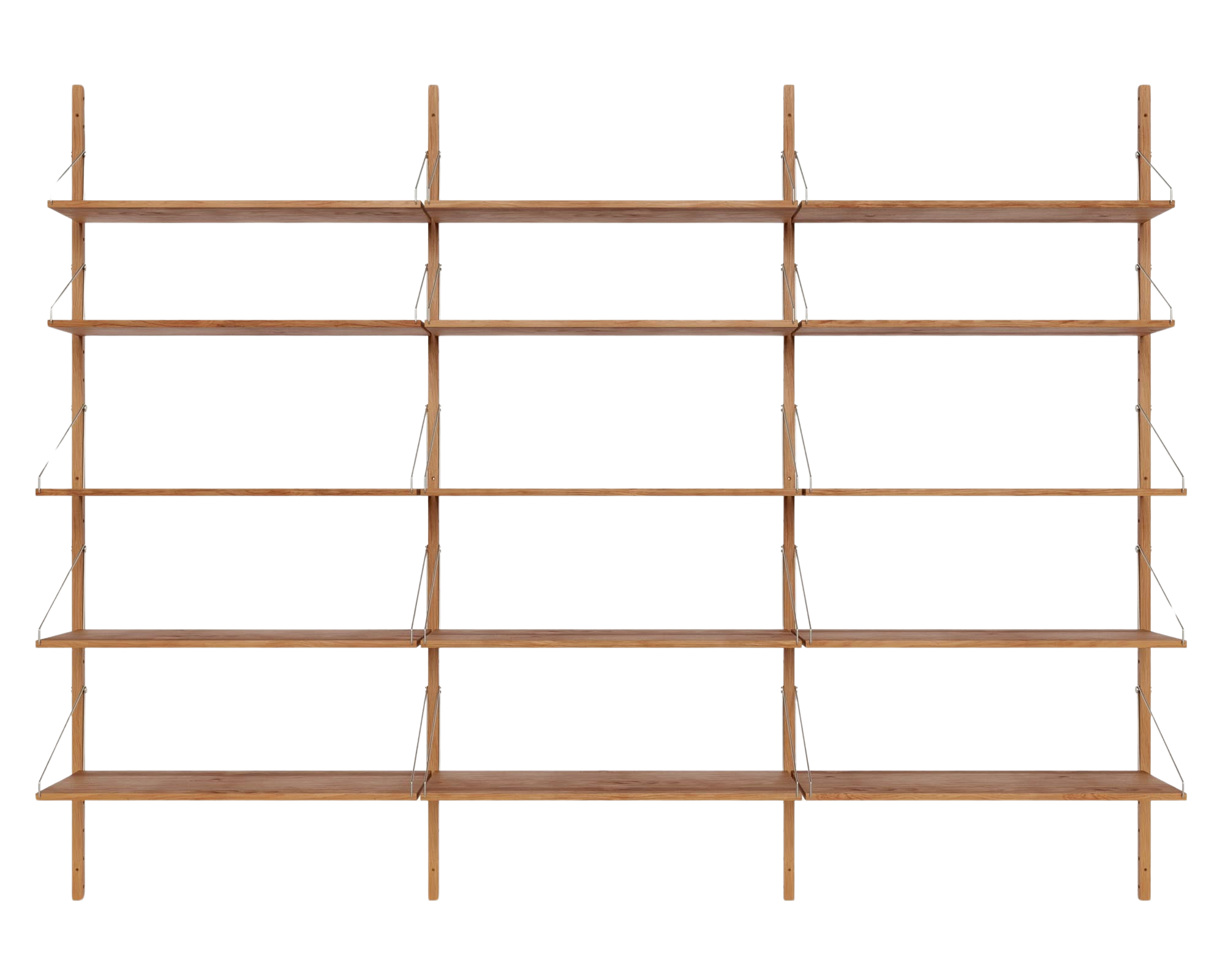 FRAMA - シェルフライブラリー トリプルセクション | ナチュラルオーク | H185.2 / W80