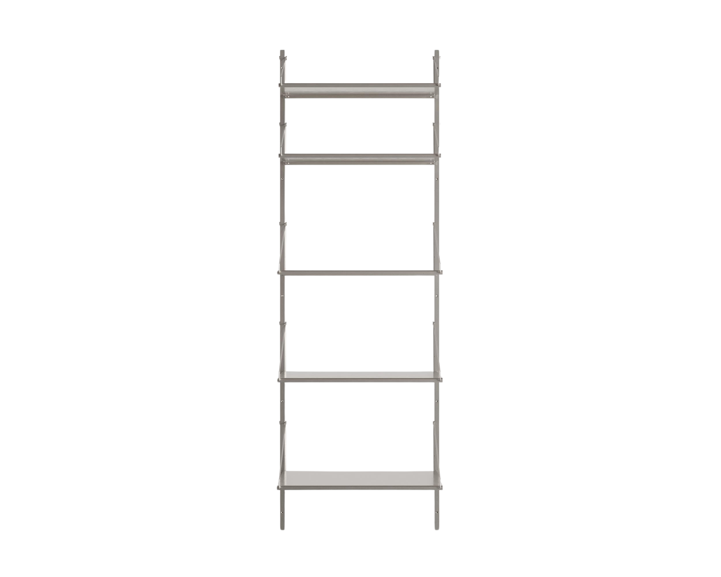 FRAMA - シェルフライブラリ シングルセクション | ステンレススチール | H185.2 / W60
