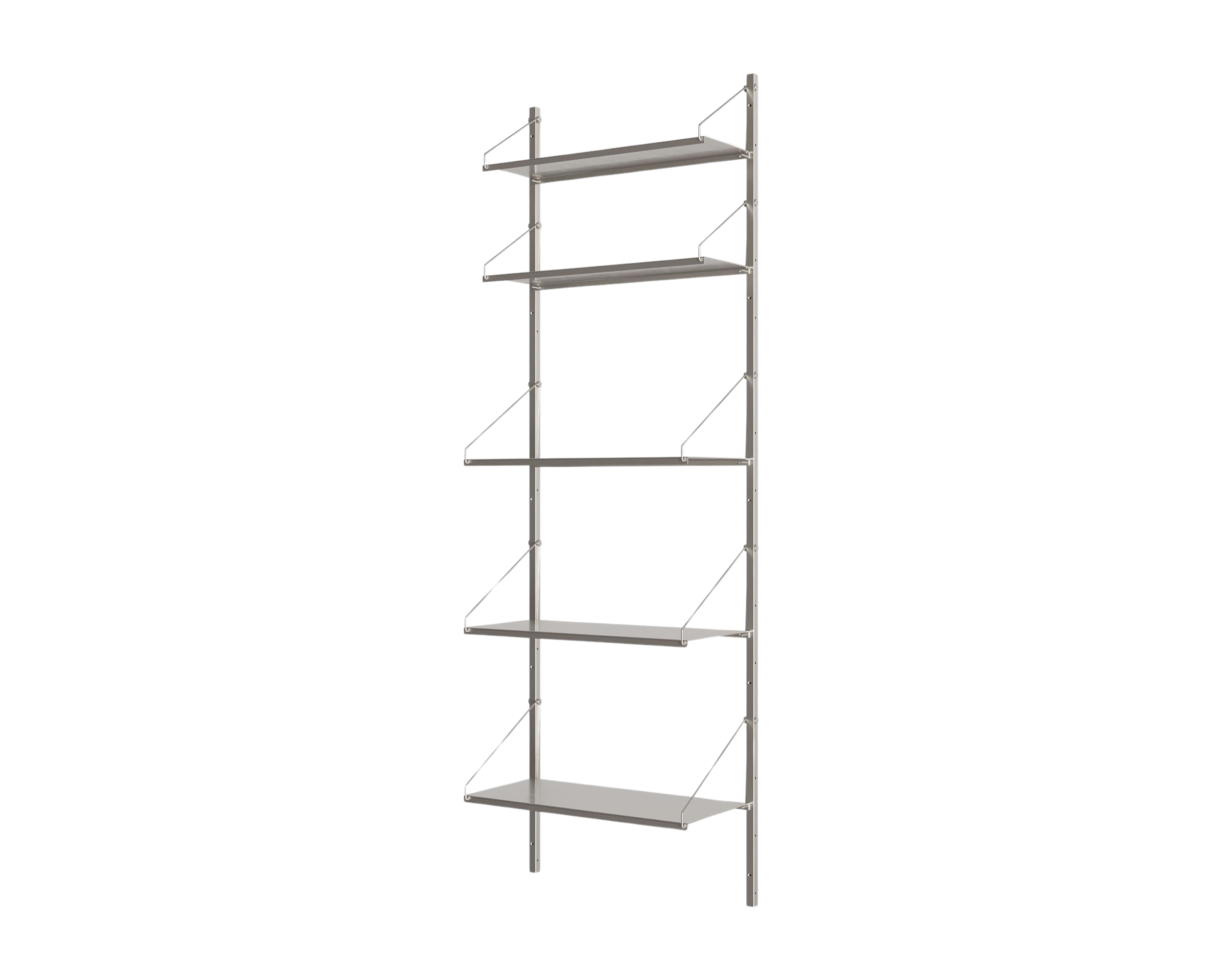 FRAMA - Shelf Library Single Section | Stainless Steel | H185.2 / W60 Frama