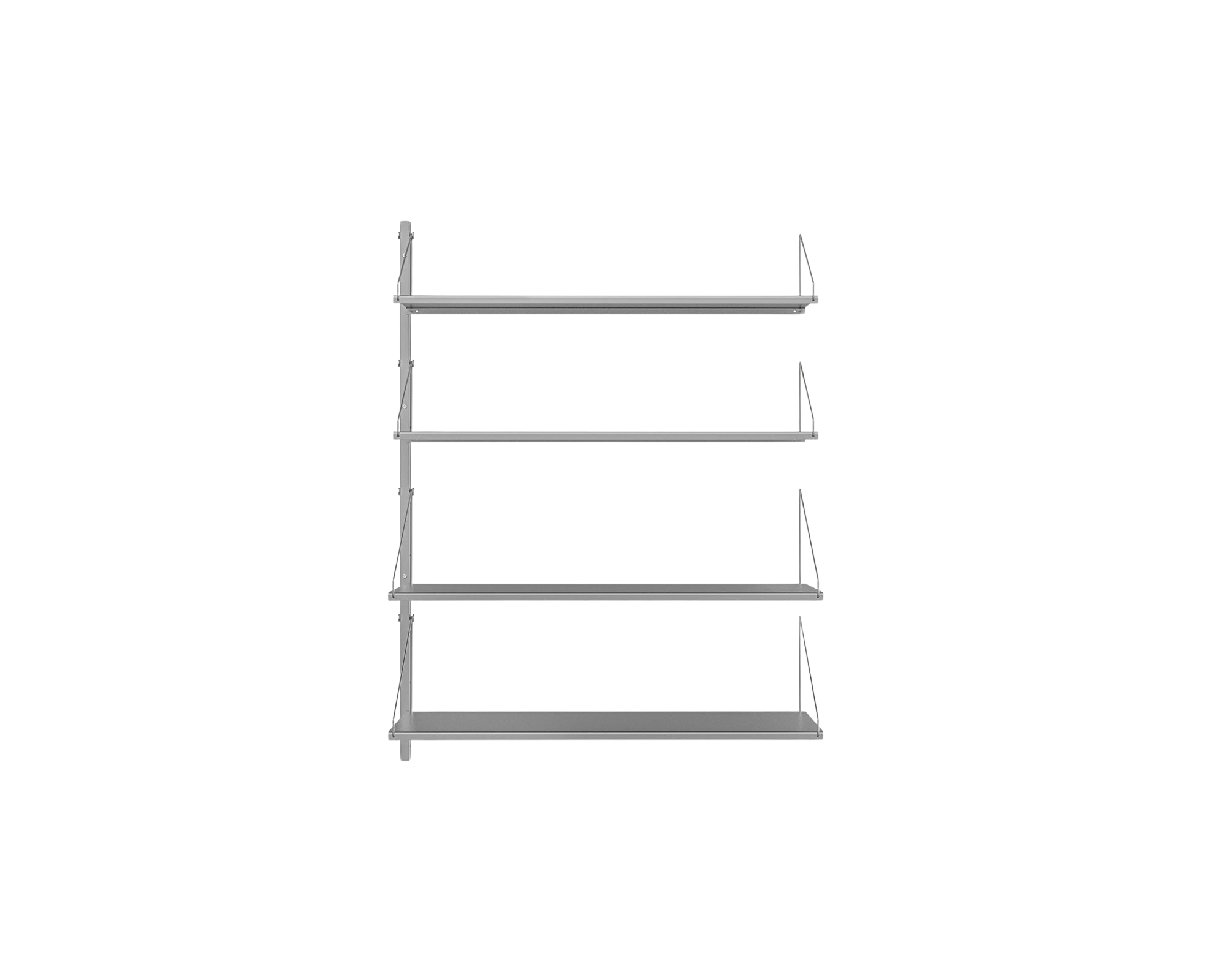 FRAMA - シェルフライブラリ追加セクション | ステンレススチール | H108.4 / W80