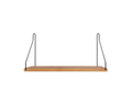 FRAMA - Single Shelf | Natural Oak / Black | D20 / W40