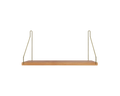 FRAMA - シングルシェルフ | ナチュラルオーク / 真鍮 | D20 / W40