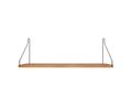 FRAMA - Single Shelf | Natural Oak / Black | D20 / W60