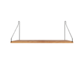 FRAMA - Single Shelf | Natural Oak / Black | D27 / W60