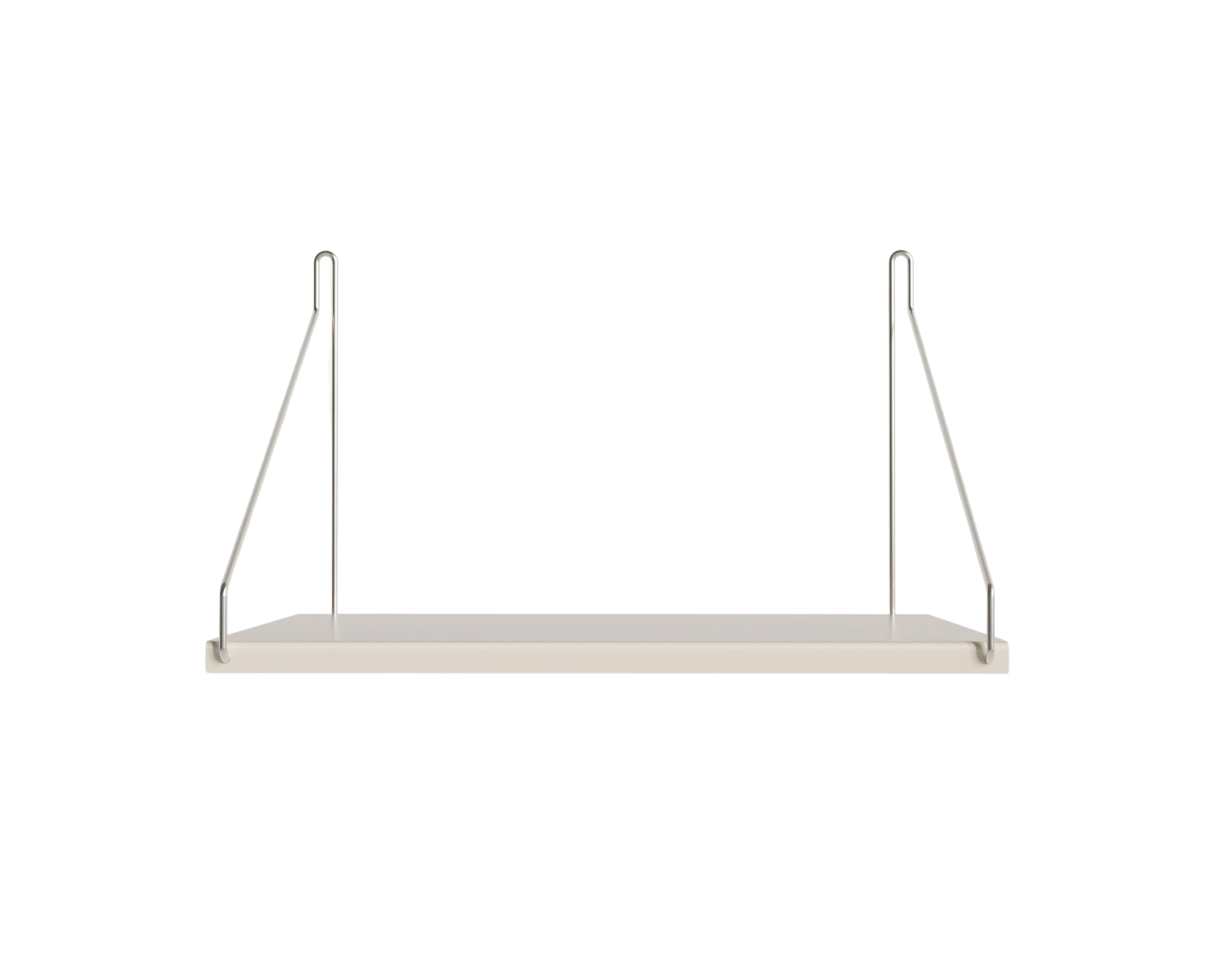 FRAMA - Single Shelf | Warm White Steel | D27 / W40 FRAMA