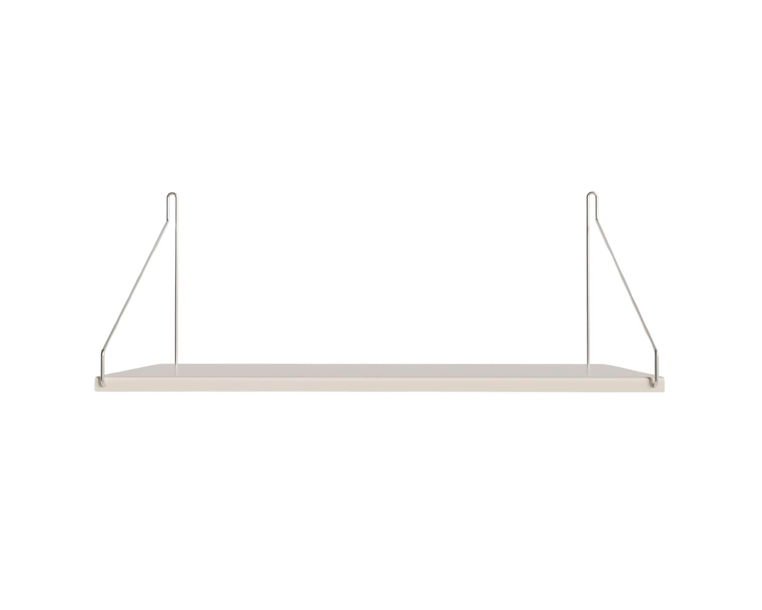 FRAMA - Single Shelf | Warm White Steel | D27 / W60 FRAMA