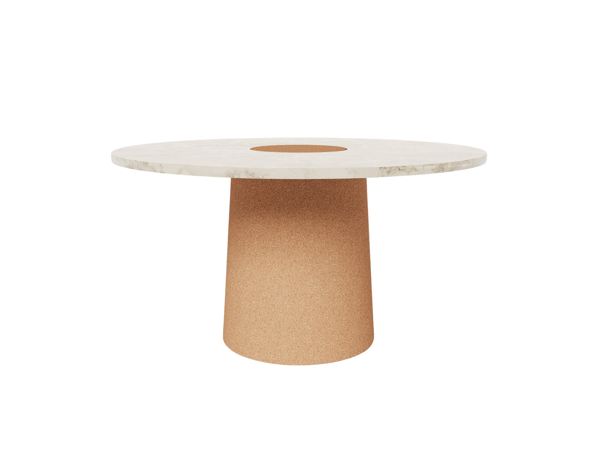 FRAMA - Sintra Dining Table | White Marble / Cork