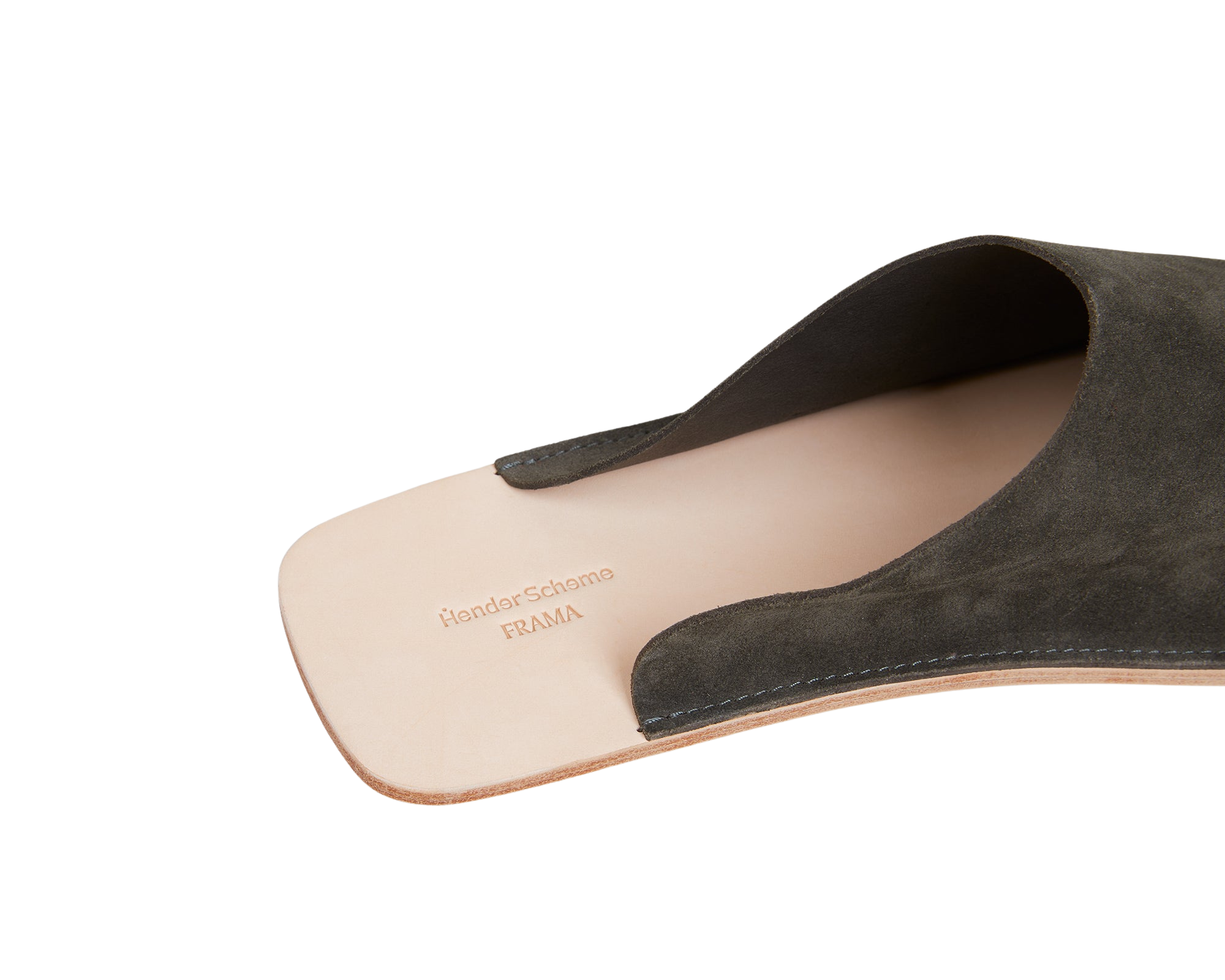 【Hender Scheme】LEATHER レザー スライドサンダル スリッパ 大人のサンダル】職人の手仕事に惚れ惚れ。エンダースキーマの美