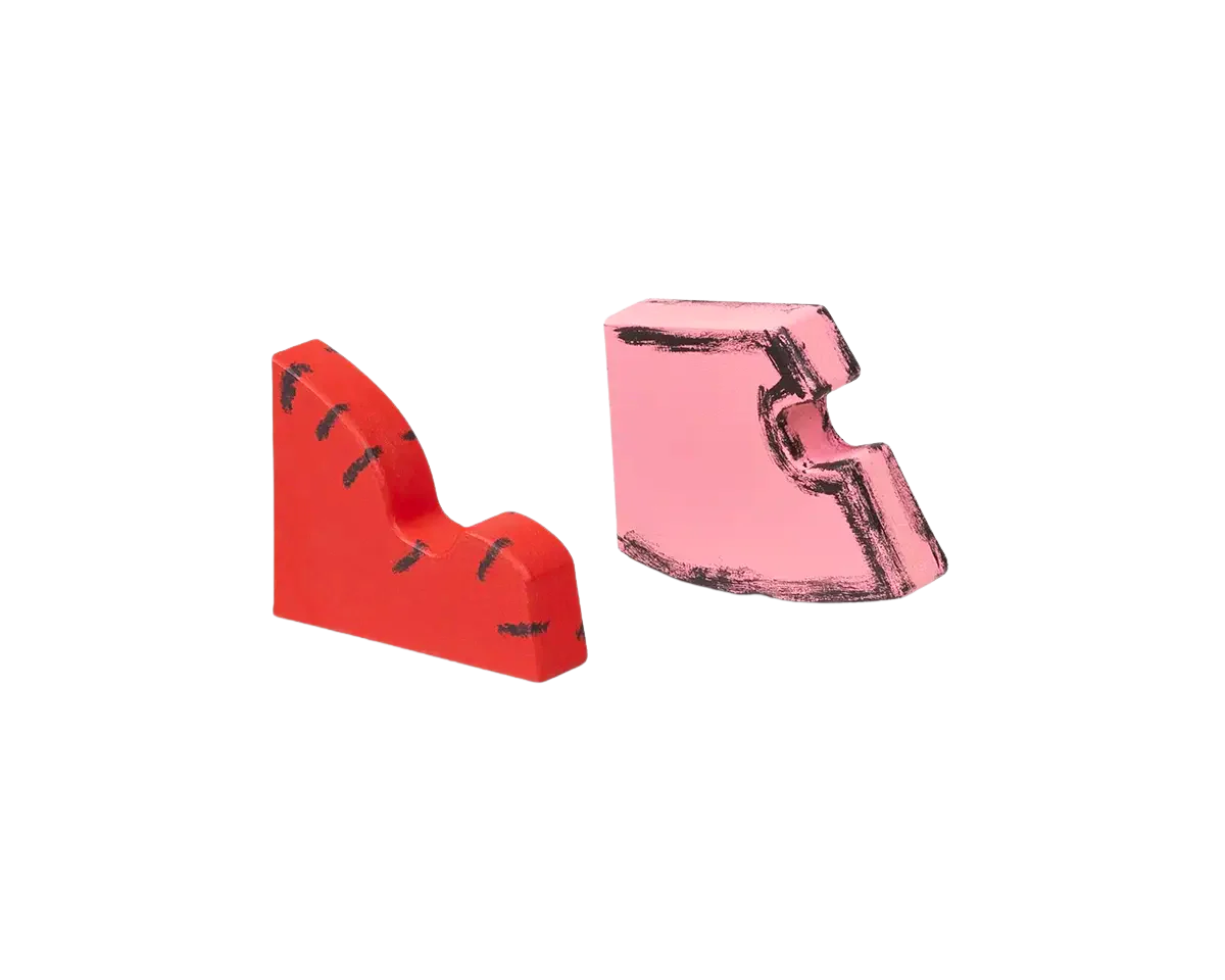 FRAMA - Toogood x FRAMA | Hook Sculpture Set of Two | Pink + Red