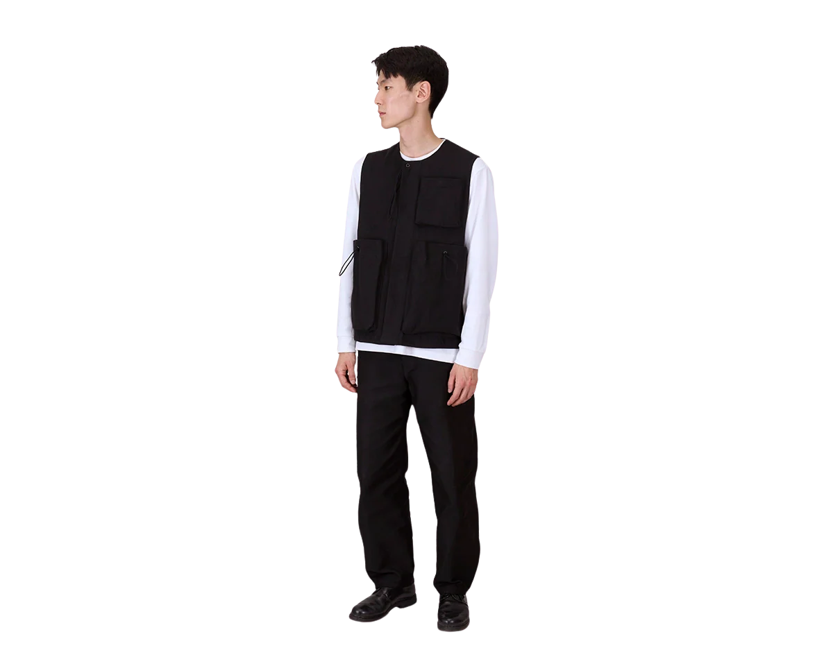 FRAMA - Toogood x FRAMA | Roper Gilet | Painted Cotton Green + Red