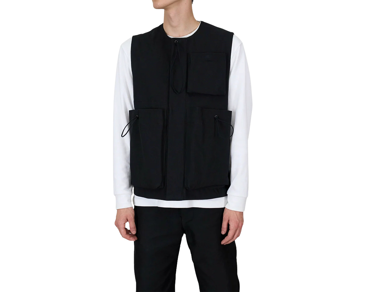 FRAMA - Toogood x FRAMA | Roper Gilet | Painted Cotton Pink + Red