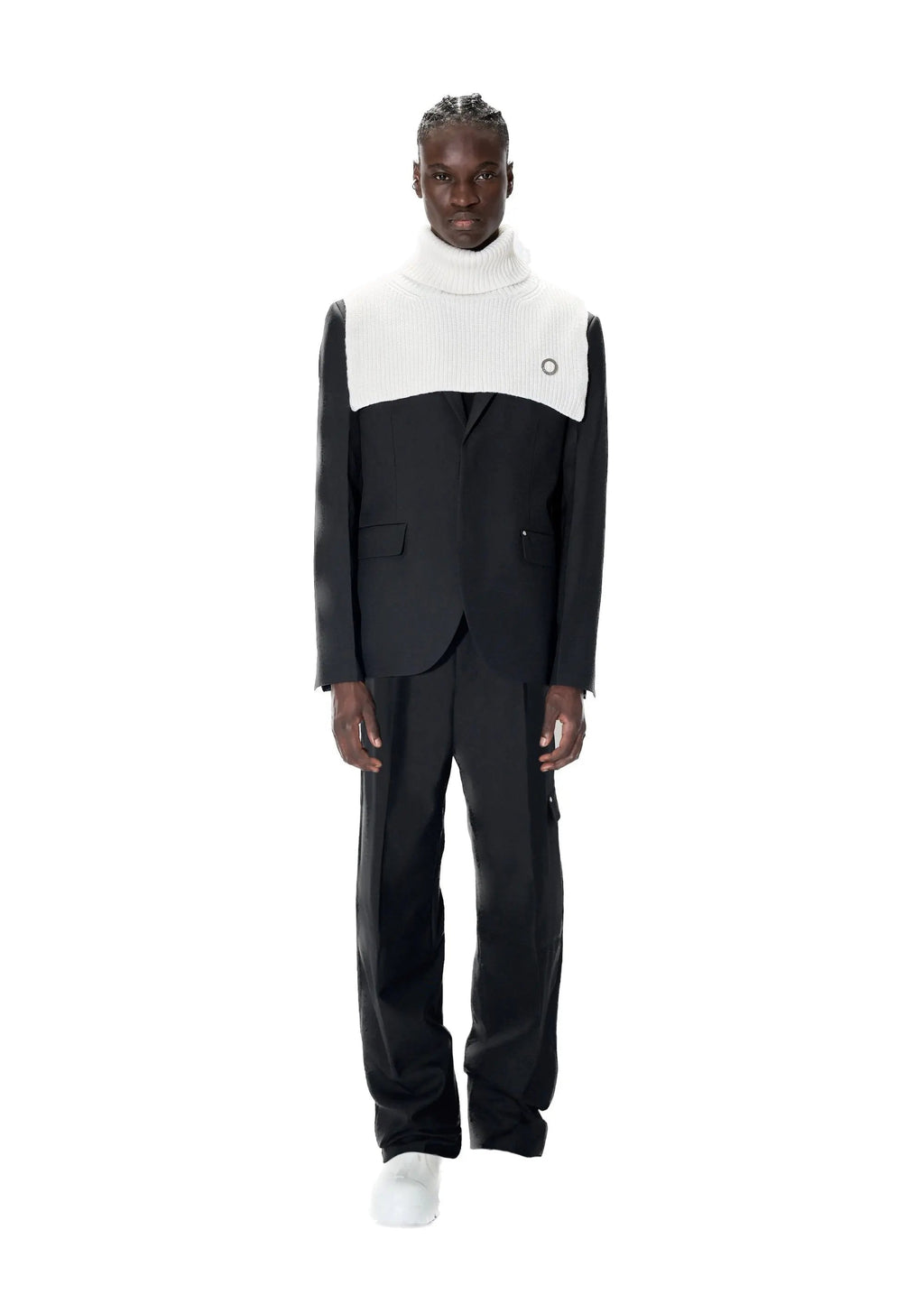 PAST TENSE Rib Knitted Neck Warmer 