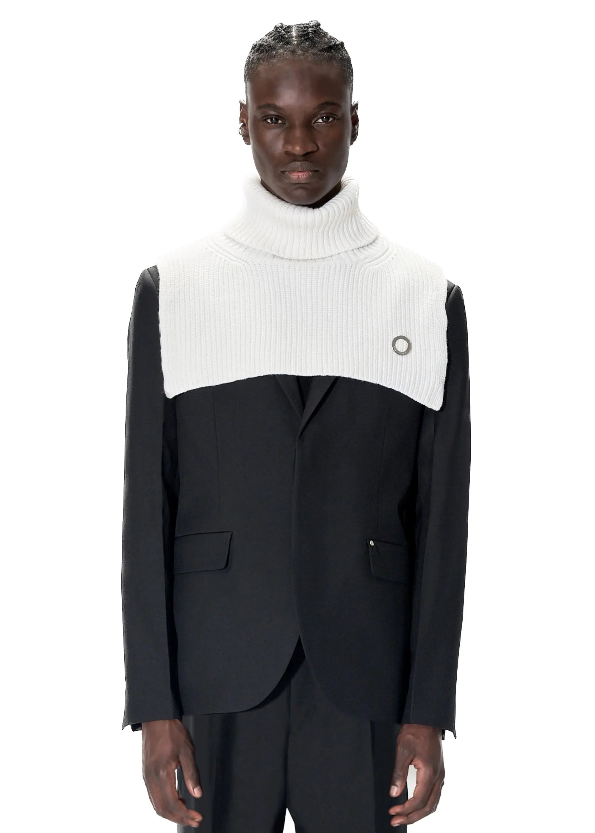 PAST TENSE Rib Knitted Neck Warmer 