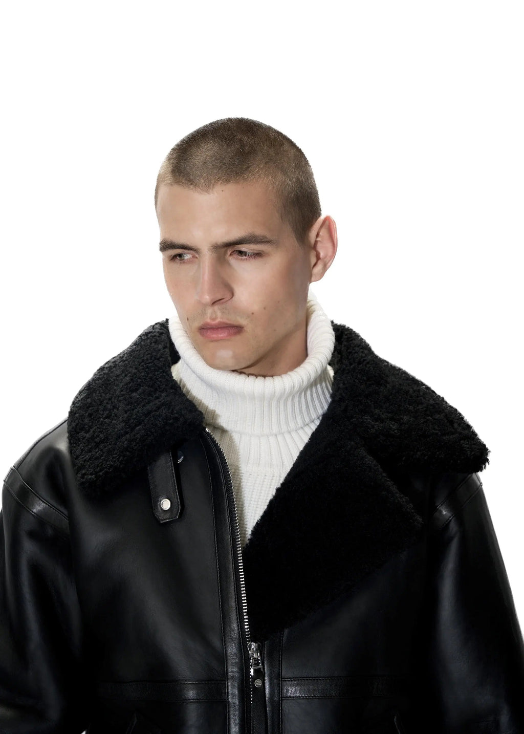 PAST TENSE Shearling Jacket 