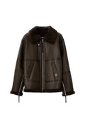PAST TENSE Shearling Jacket 
