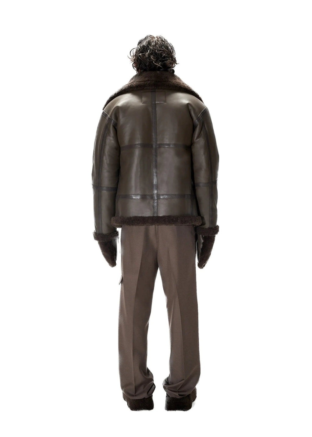 PAST TENSE Shearling Jacket 