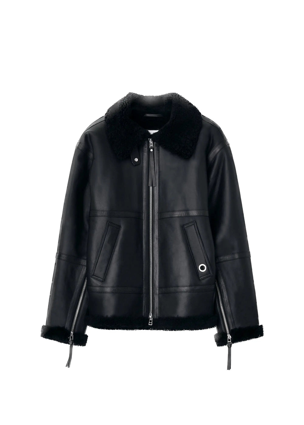 PAST TENSE Shearling Jacket 