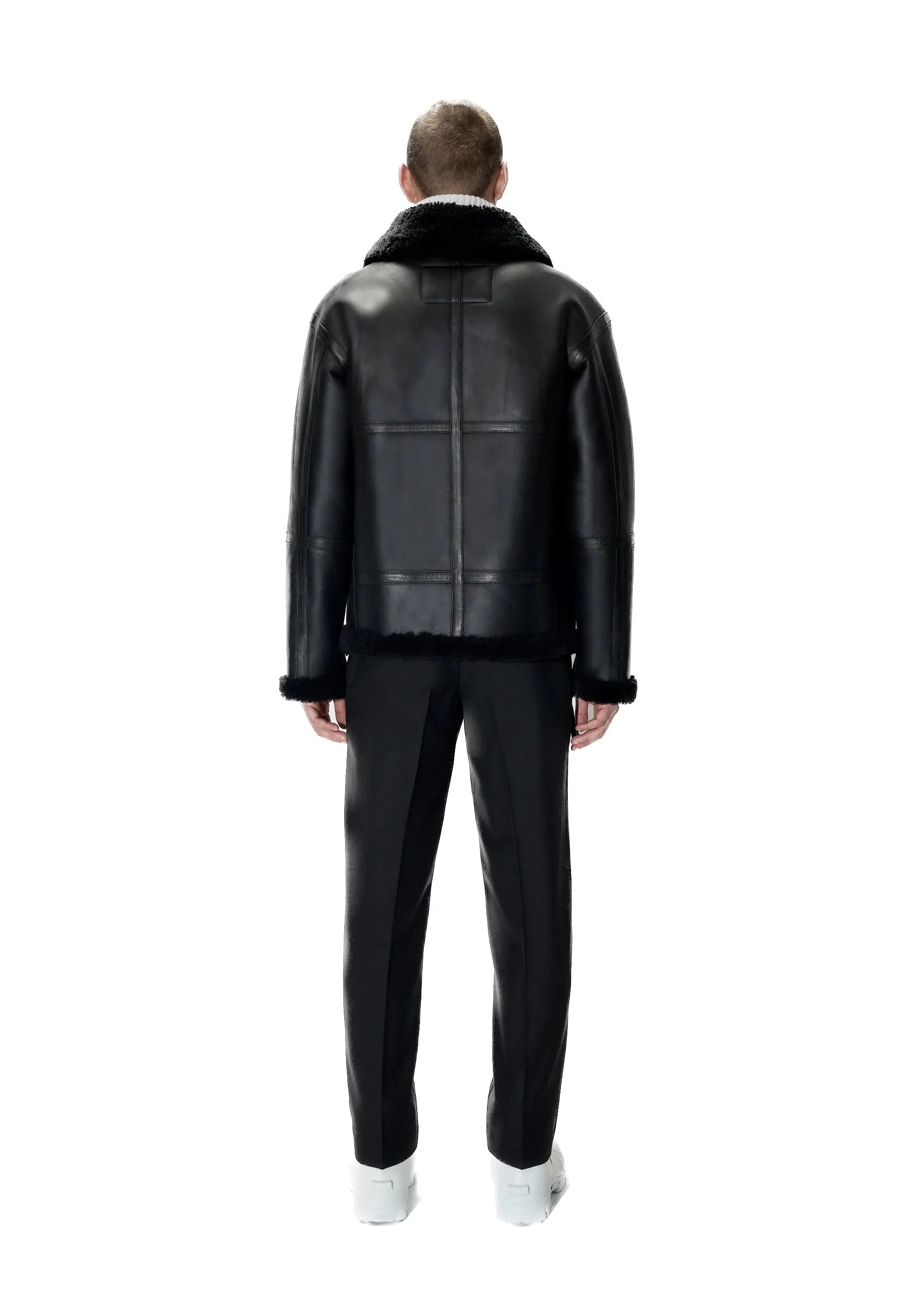 PAST TENSE Shearling Jacket 