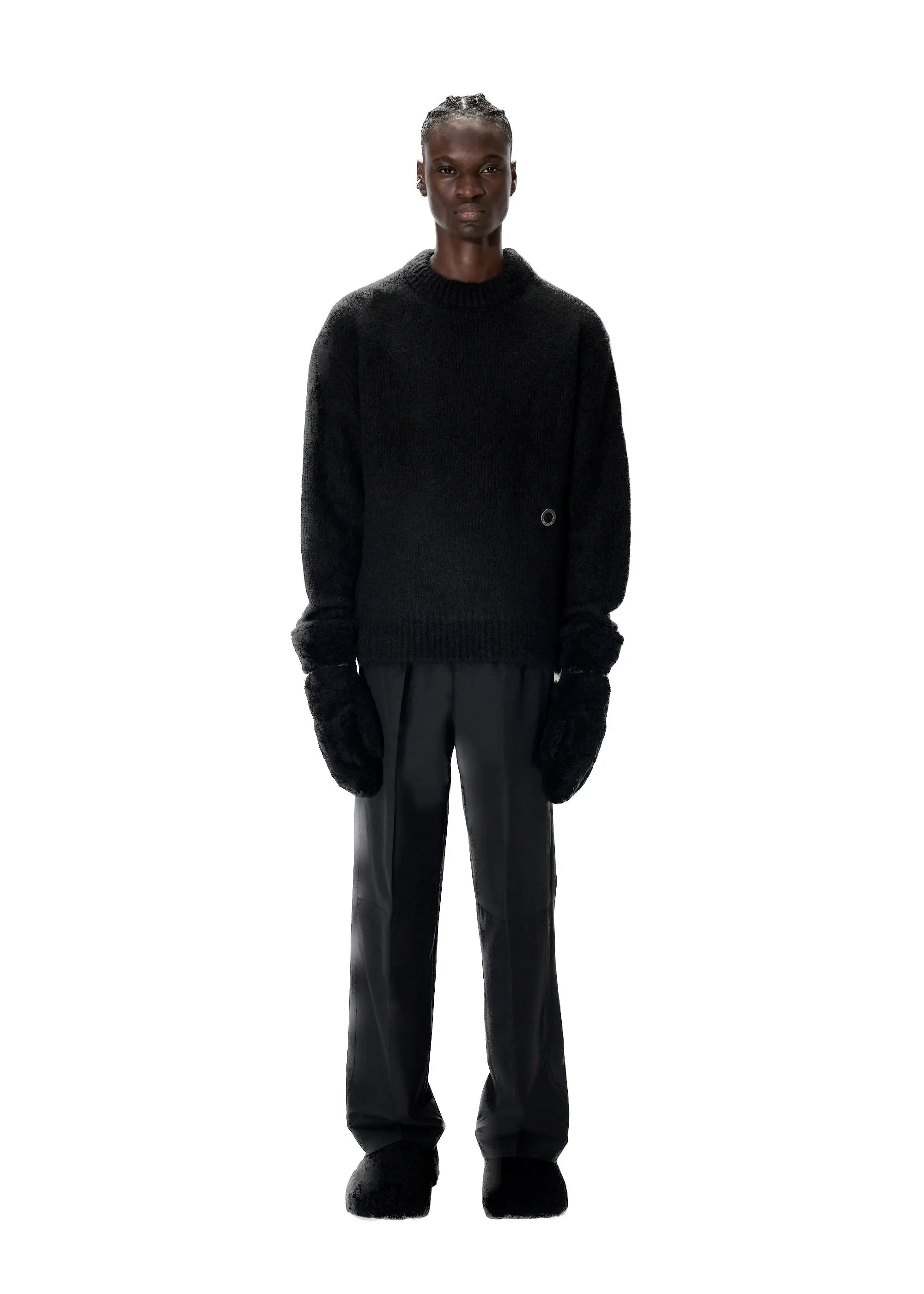 PAST TENSE Shearling Mittens 