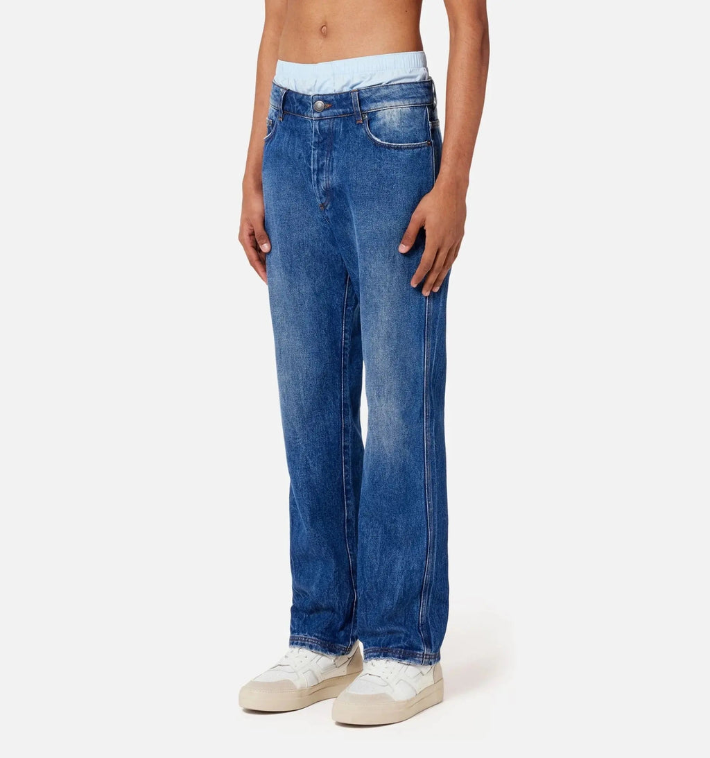 AMI Paris Straight Fit Jeans 
