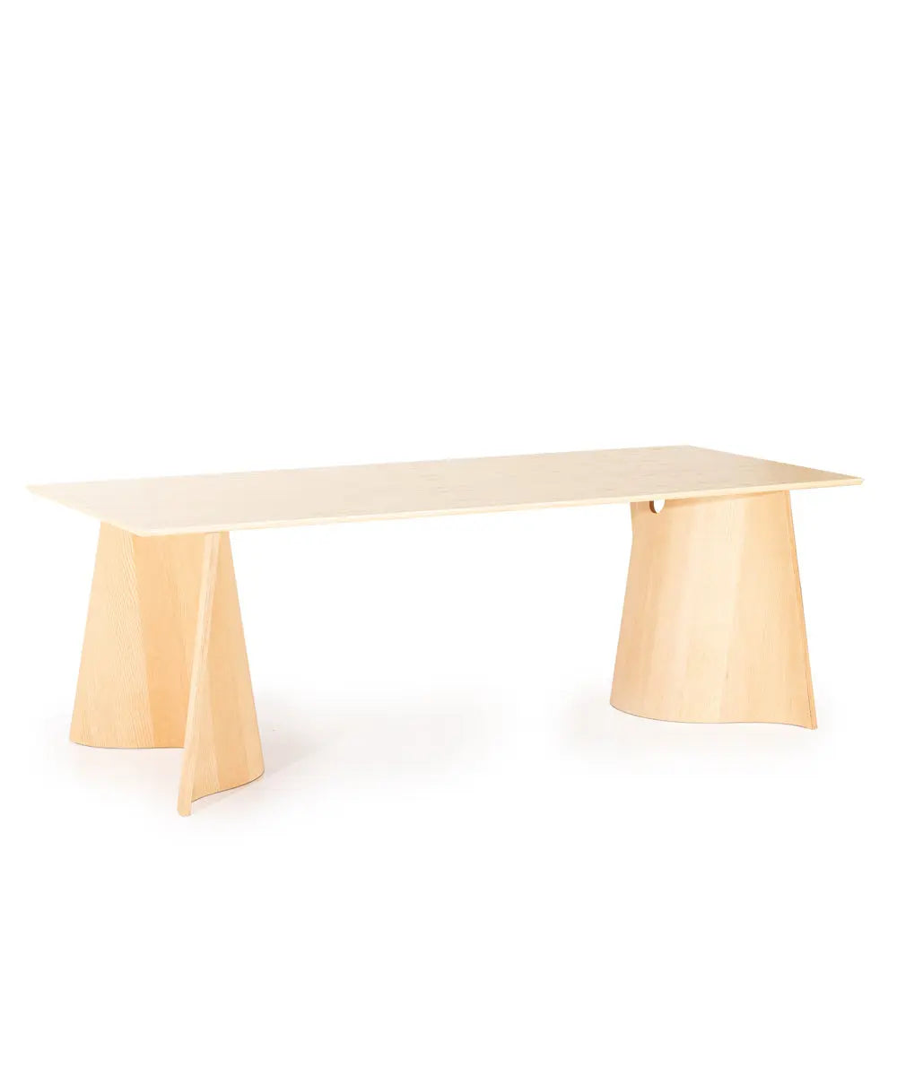 Veneer Trestle Table Matias Moellenbach