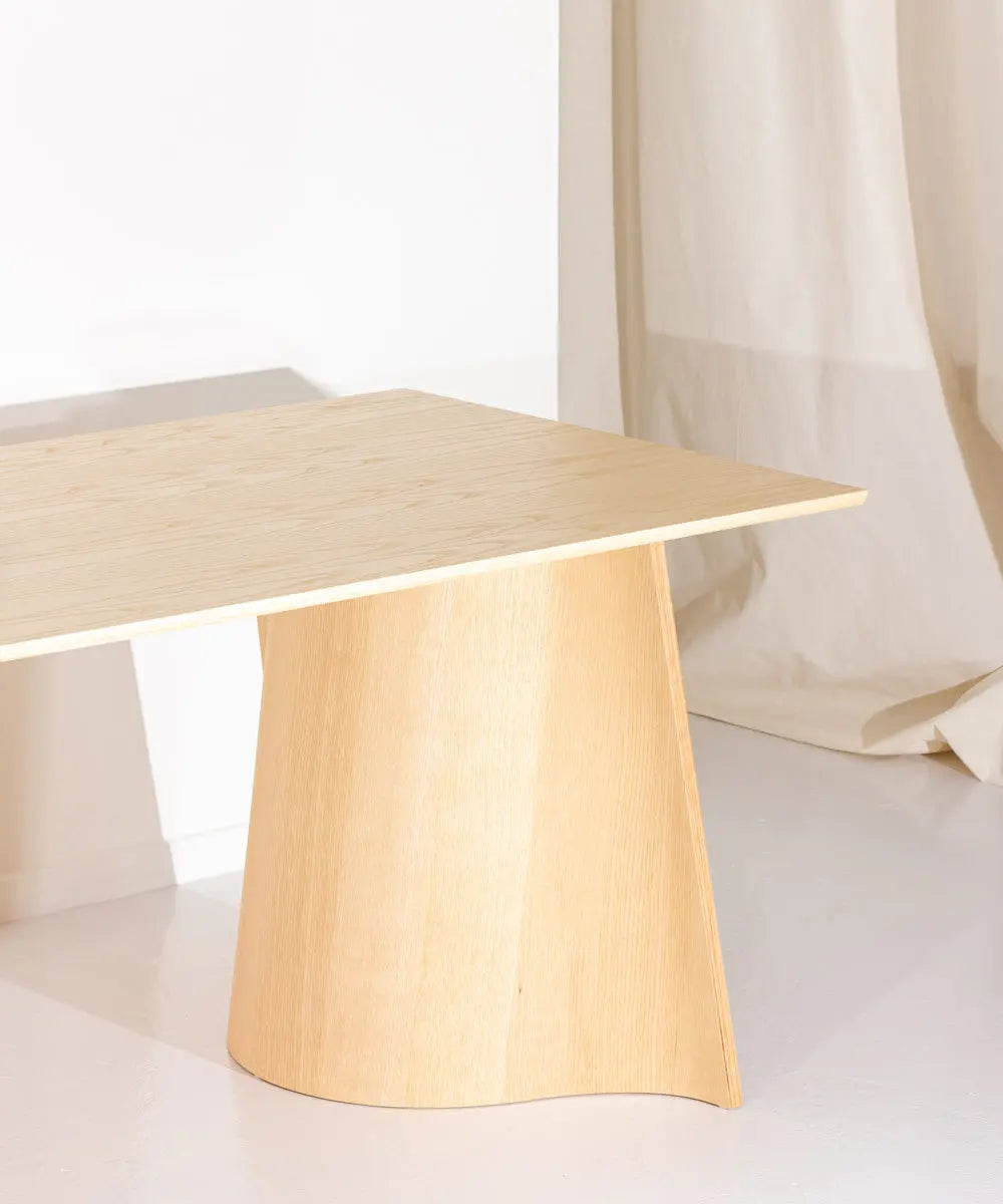 Veneer Trestle Table Matias Moellenbach