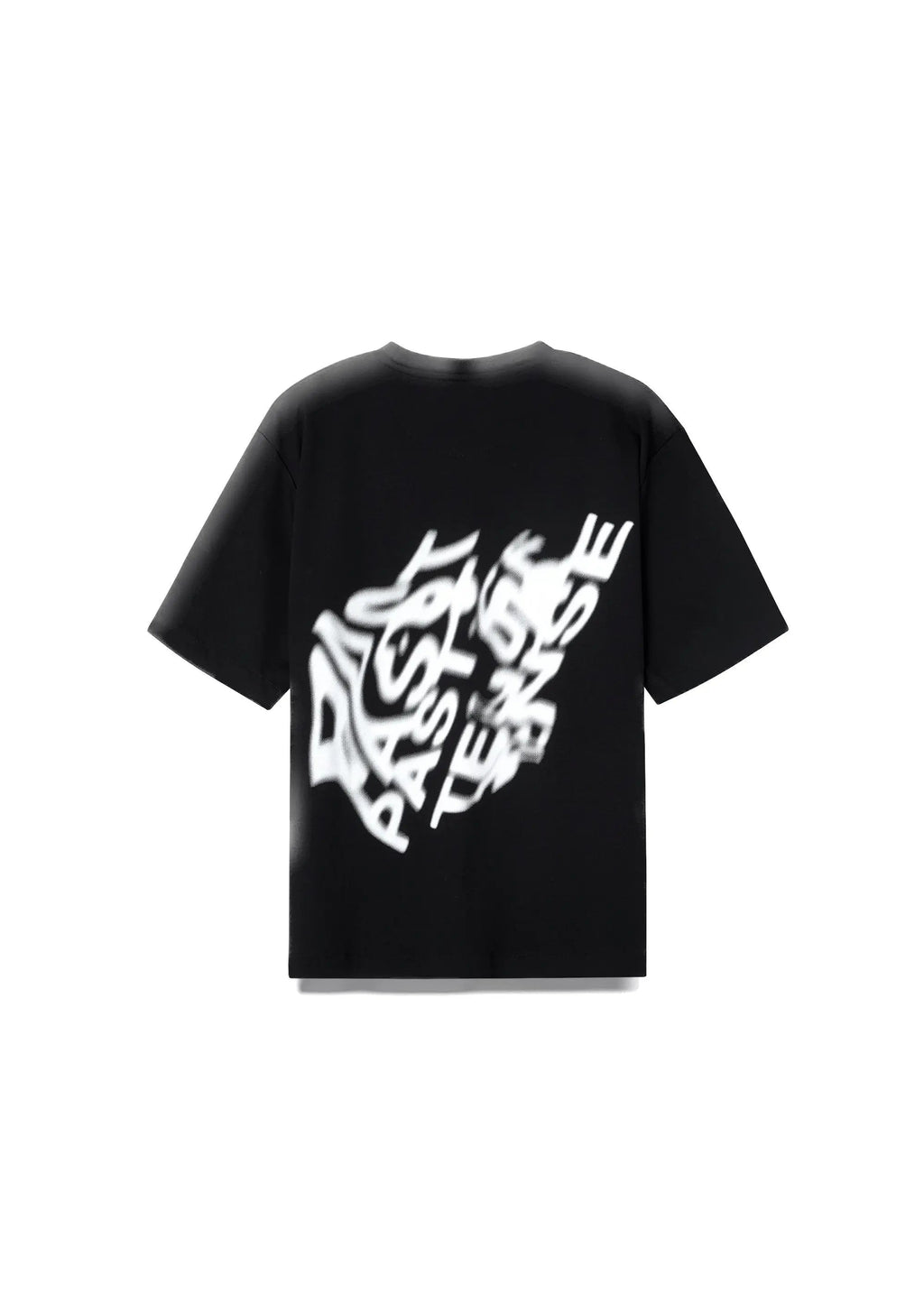 PAST TENSE Warped Logo Crewneck T-Shirt 