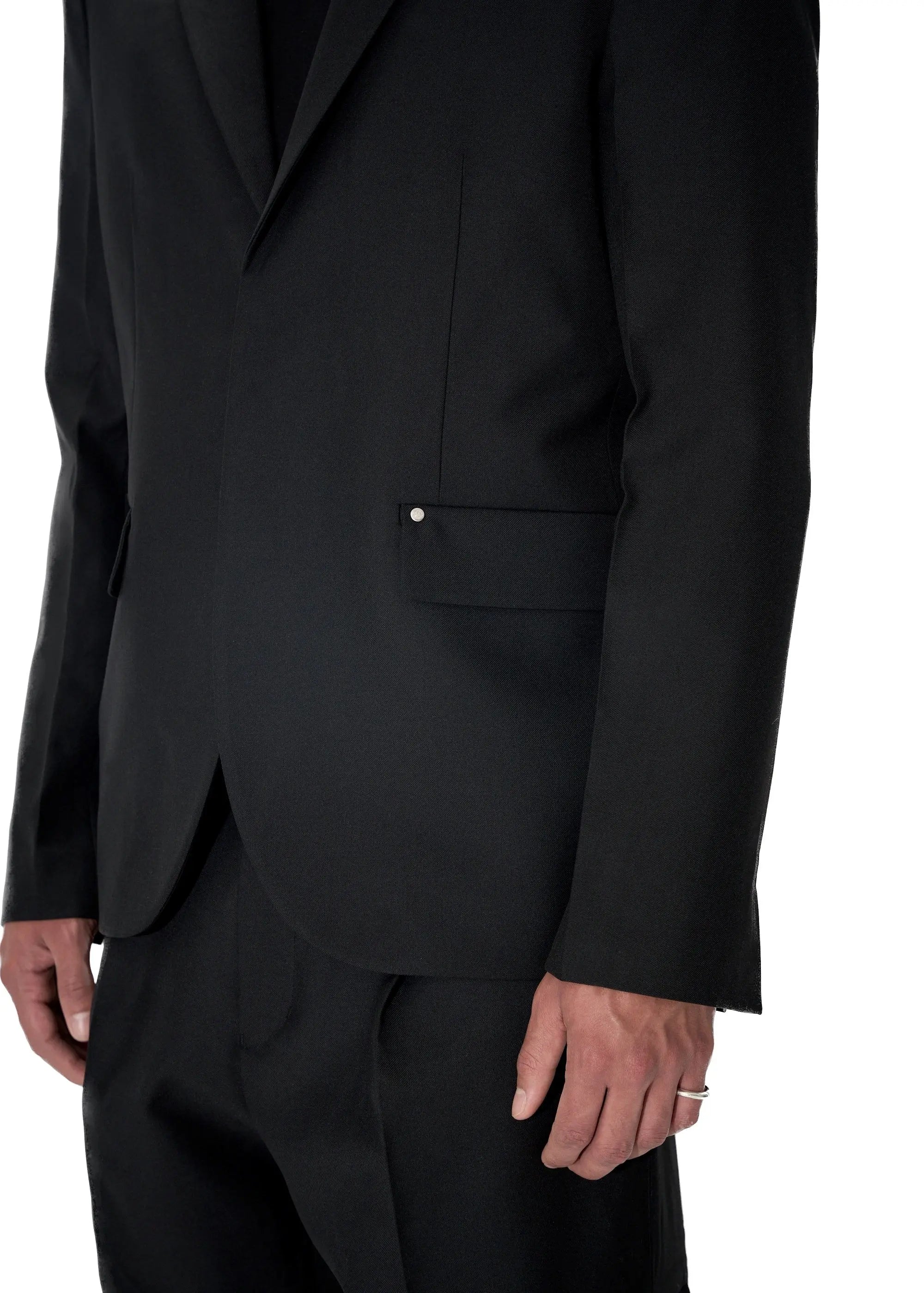 PAST TENSE Wool Tailored Jacket 